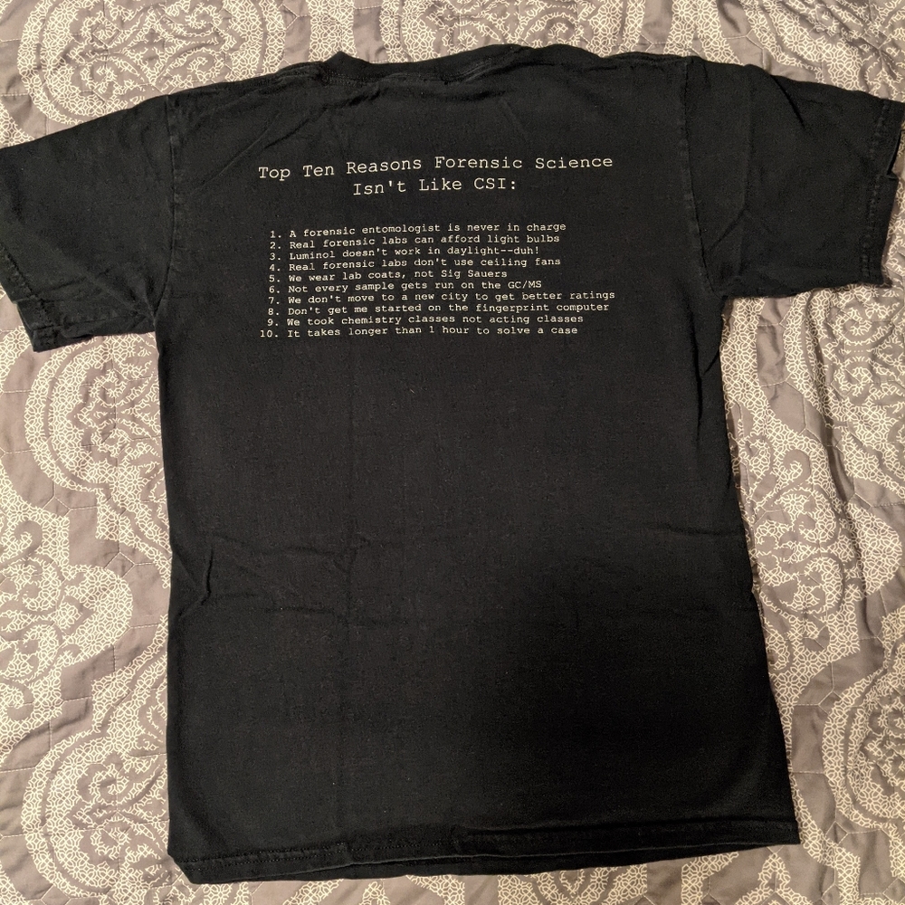 WVU Forensics Science T-Shirt